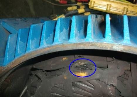 这台电机烧机了,大伙来说说…- 这台电机烧机了,大伙来说说…-